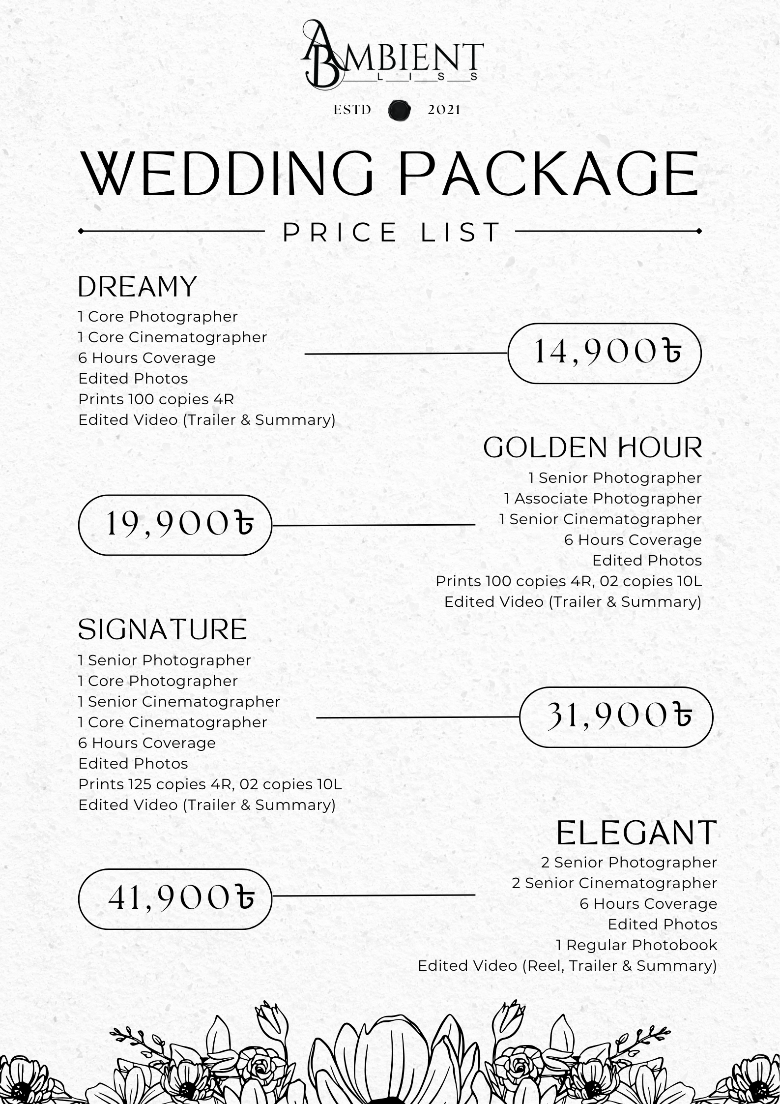 Wedding Packages